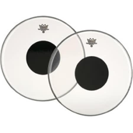 Remo 6 in. Controlled Sound Clear Black Dot Drumhead - Top Black Dot CS030610-U